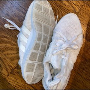 White adidas sneakers